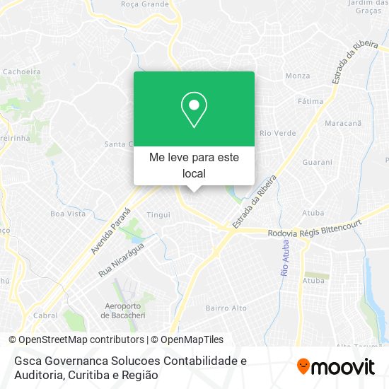 Gsca Governanca Solucoes Contabilidade e Auditoria mapa