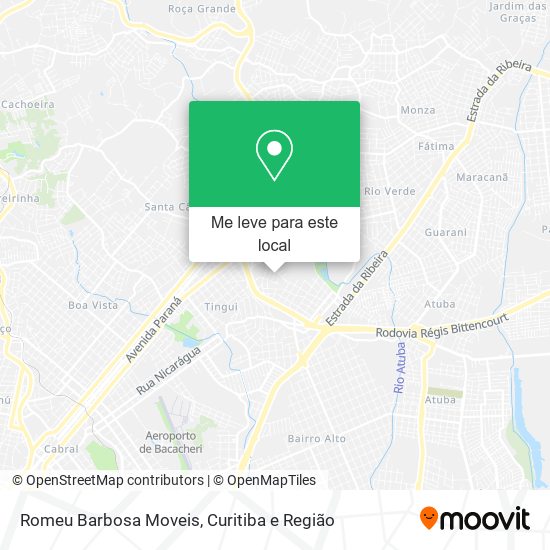 Romeu Barbosa Moveis mapa