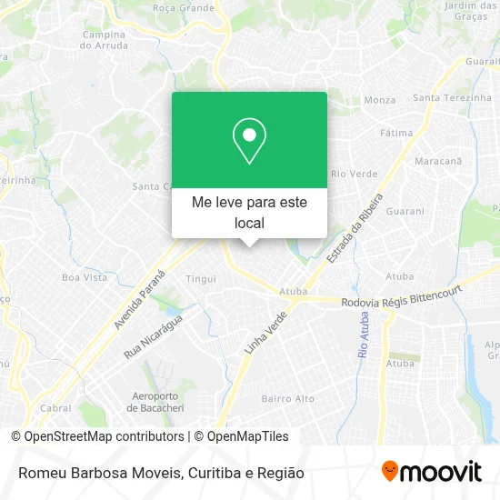Romeu Barbosa Moveis mapa