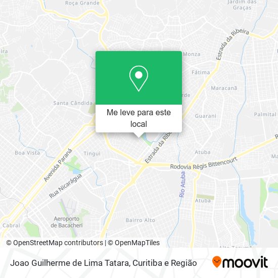 Joao Guilherme de Lima Tatara mapa