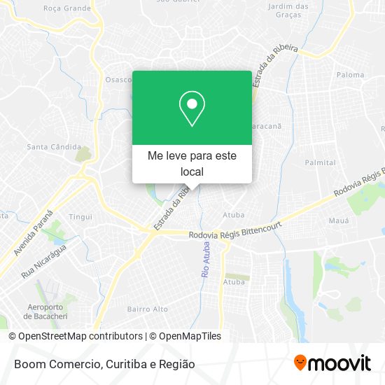 Boom Comercio mapa
