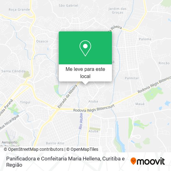 Panificadora e Confeitaria Maria Hellena mapa
