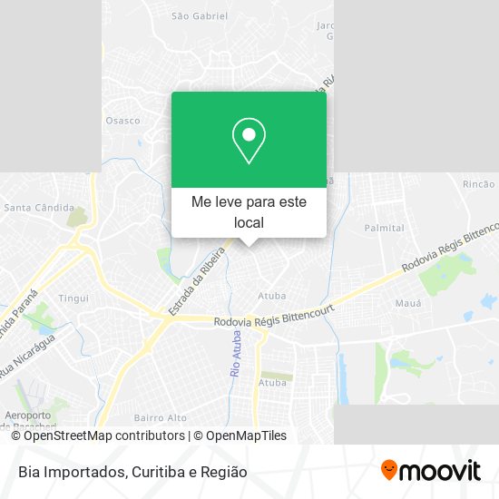 Bia Importados mapa