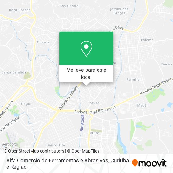 Alfa Comércio de Ferramentas e Abrasivos mapa