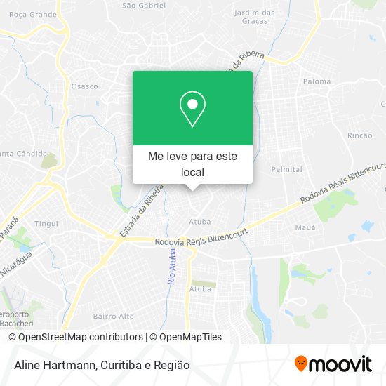 Aline Hartmann mapa
