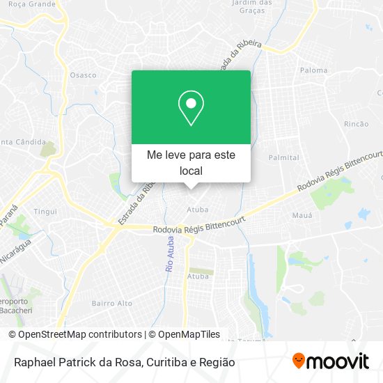 Raphael Patrick da Rosa mapa