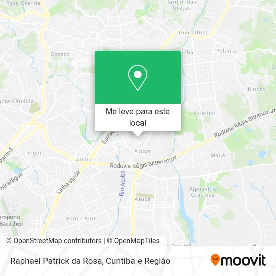 Raphael Patrick da Rosa mapa