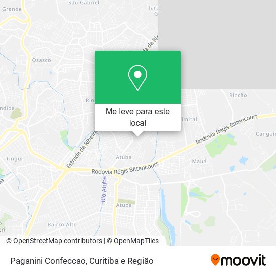 Paganini Confeccao mapa