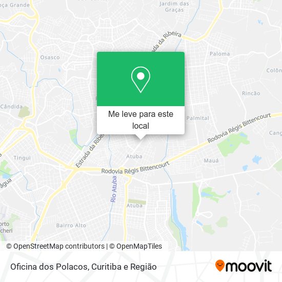 Oficina dos Polacos mapa