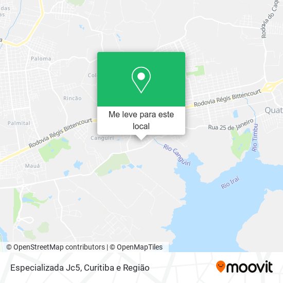 Especializada Jc5 mapa