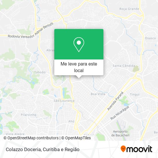 Colazzo Doceria mapa