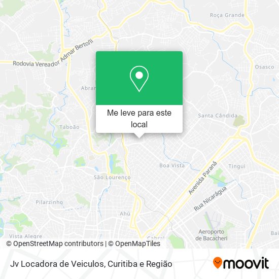 Jv Locadora de Veiculos mapa
