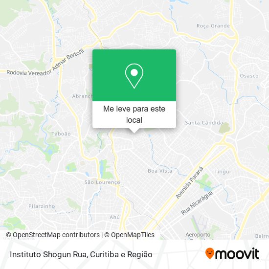 Instituto Shogun Rua mapa