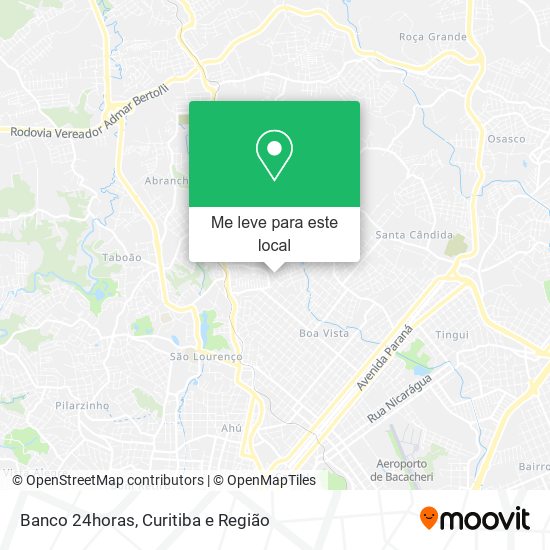 Banco 24horas mapa