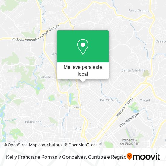 Kelly Franciane Romaniv Goncalves mapa