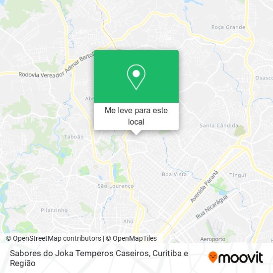 Sabores do Joka Temperos Caseiros mapa