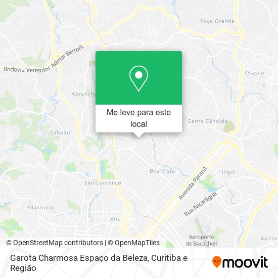 Garota Charmosa Espaço da Beleza mapa