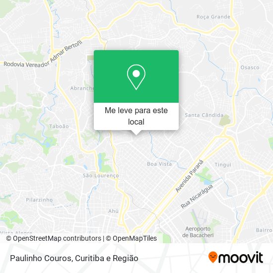 Paulinho Couros mapa