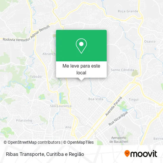 Ribas Transporte mapa
