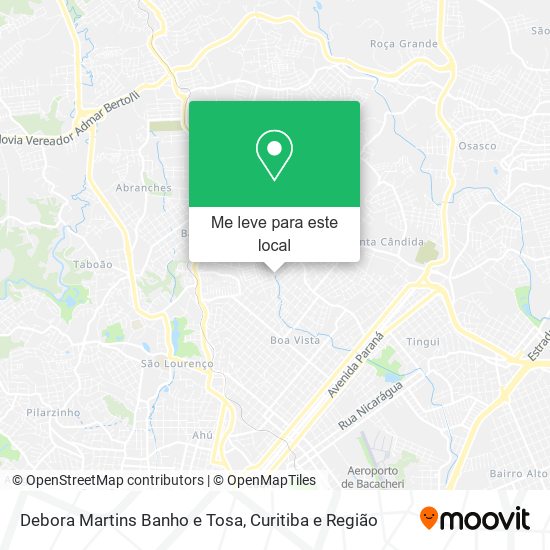 Debora Martins Banho e Tosa mapa