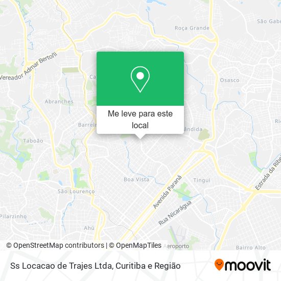 Ss Locacao de Trajes Ltda mapa