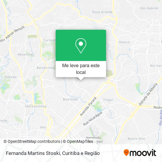 Fernanda Martins Stoski mapa