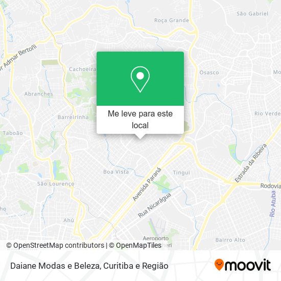 Daiane Modas e Beleza mapa