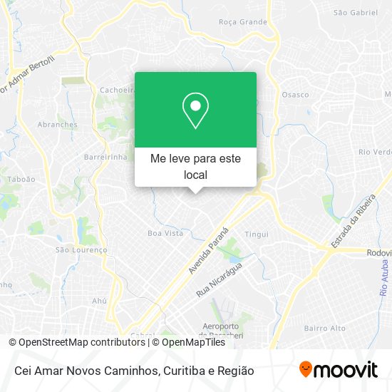 Cei Amar Novos Caminhos mapa