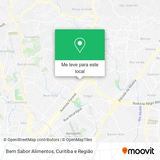 Bem Sabor Alimentos mapa