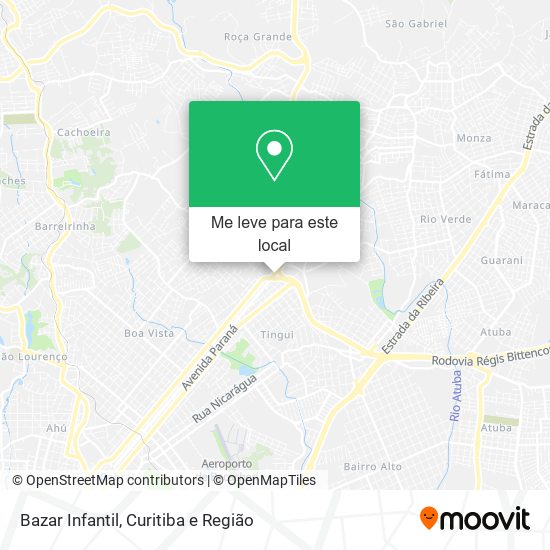 Bazar Infantil mapa