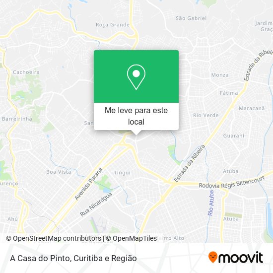 A Casa do Pinto mapa