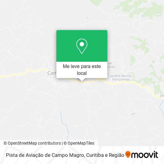 Pista de Aviação de Campo Magro mapa