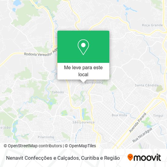 Nenavit Confecções e Calçados mapa