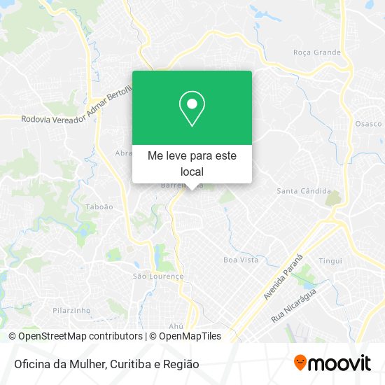 Oficina da Mulher mapa