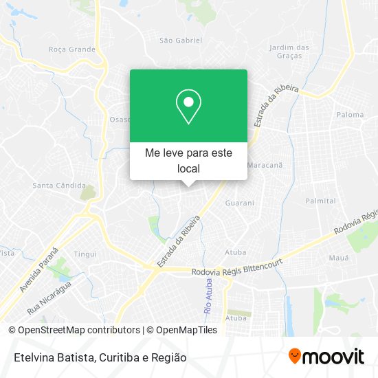 Etelvina Batista mapa