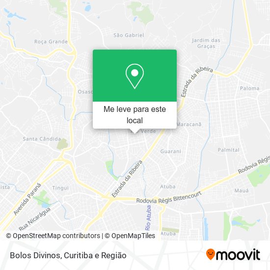 Bolos Divinos mapa