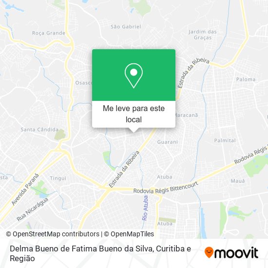 Delma Bueno de Fatima Bueno da Silva mapa