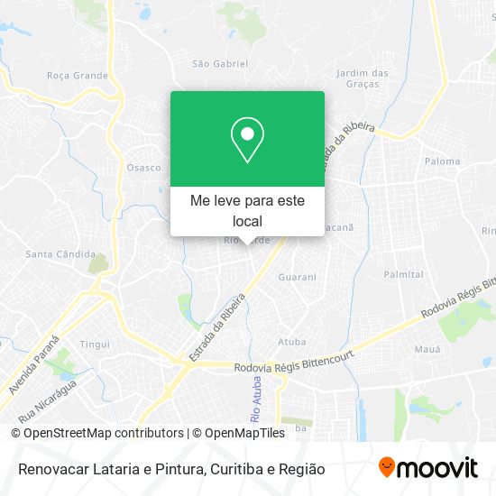 Renovacar Lataria e Pintura mapa