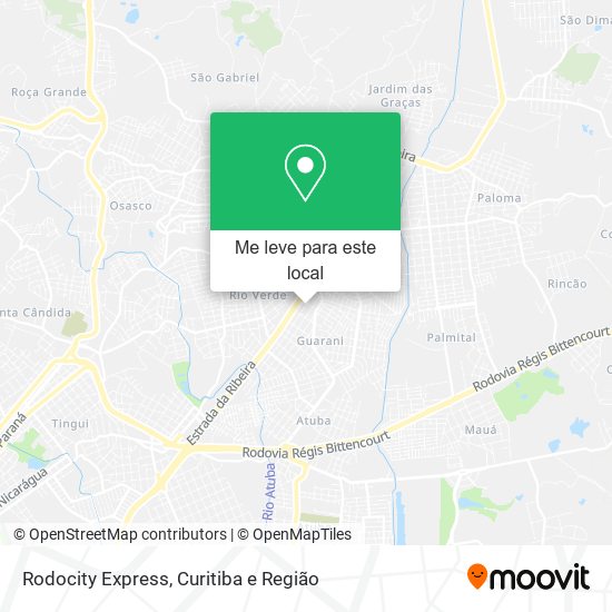 Rodocity Express mapa