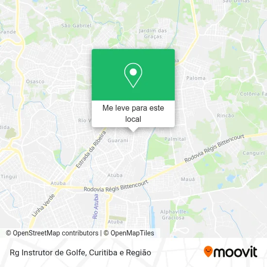 Rg Instrutor de Golfe mapa