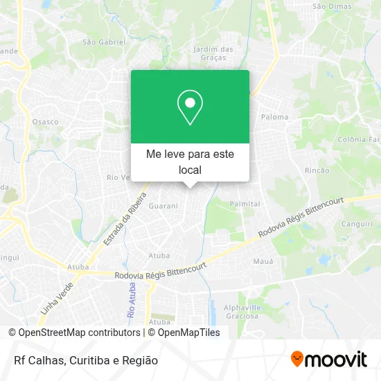 Rf Calhas mapa