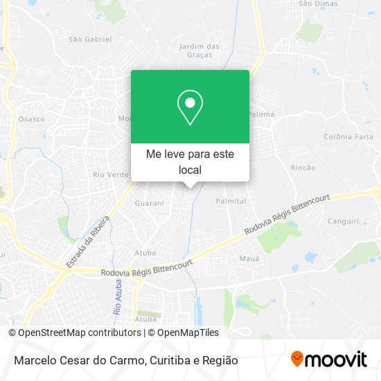 Marcelo Cesar do Carmo mapa