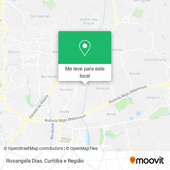 Rosangela Dias mapa