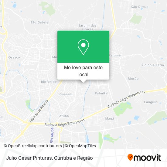 Julio Cesar Pinturas mapa