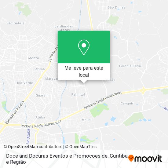 Doce and Docuras Eventos e Promocoes de mapa