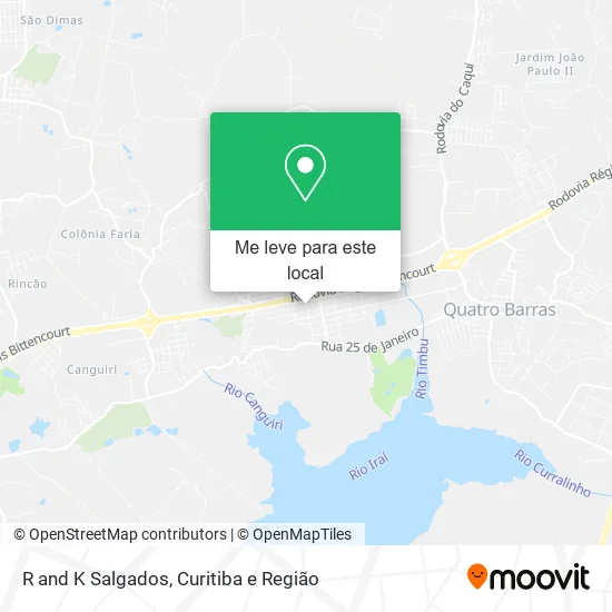 R and K Salgados mapa