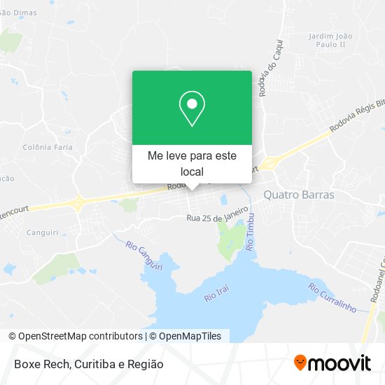 Boxe Rech mapa