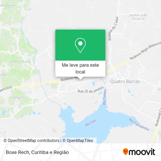 Boxe Rech mapa