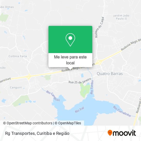 Rg Transportes mapa