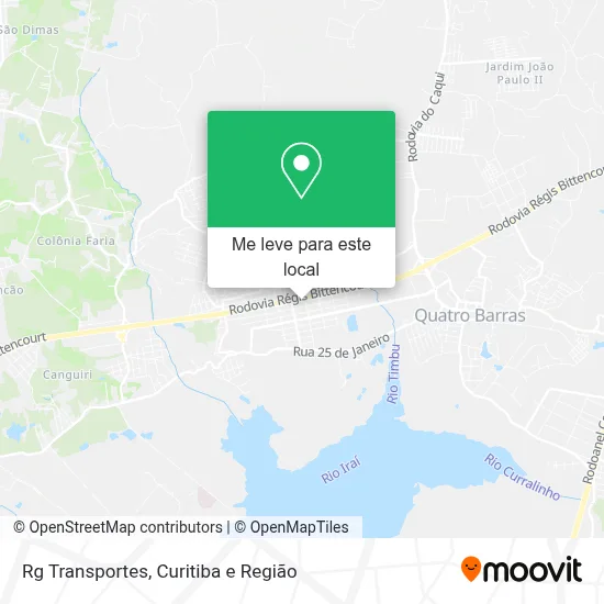 Rg Transportes mapa